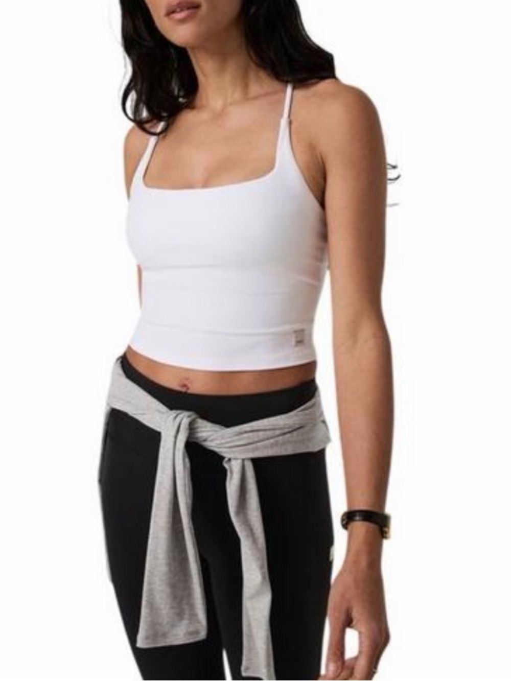 Vuori all the feels strappy bra medium white